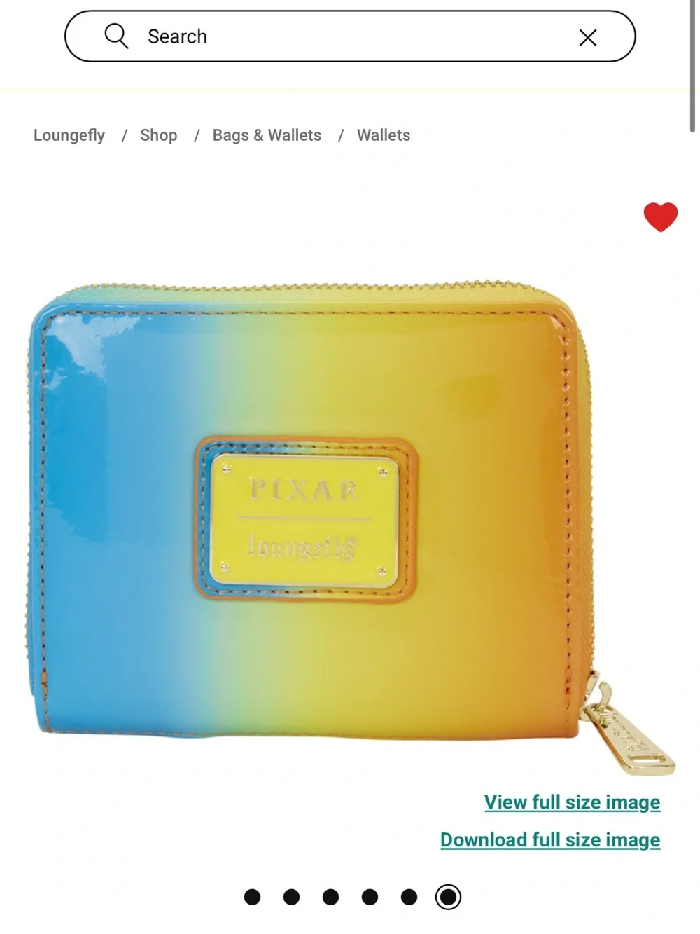 Loungefly Elemental Exclusive Wade & Ember Ombre Mini Backpack & Wallet